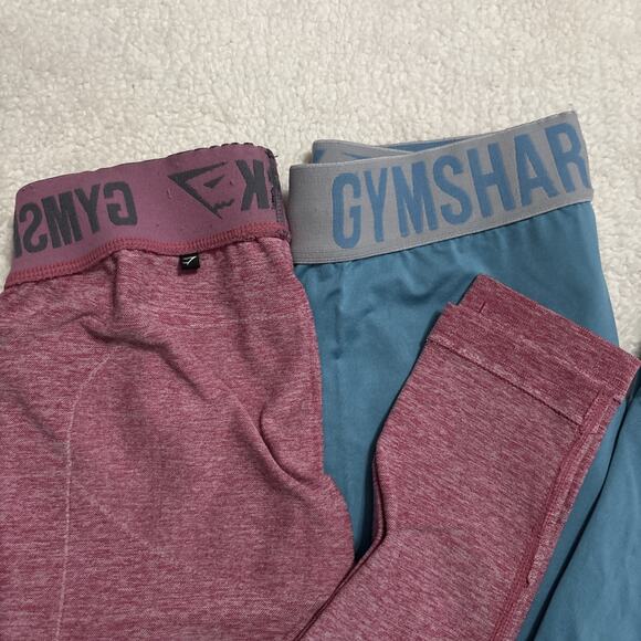 Gymshark flex seamless low rise leggings athletic gym wear size XS ( 2-Pair ) - Picture 2 of 4